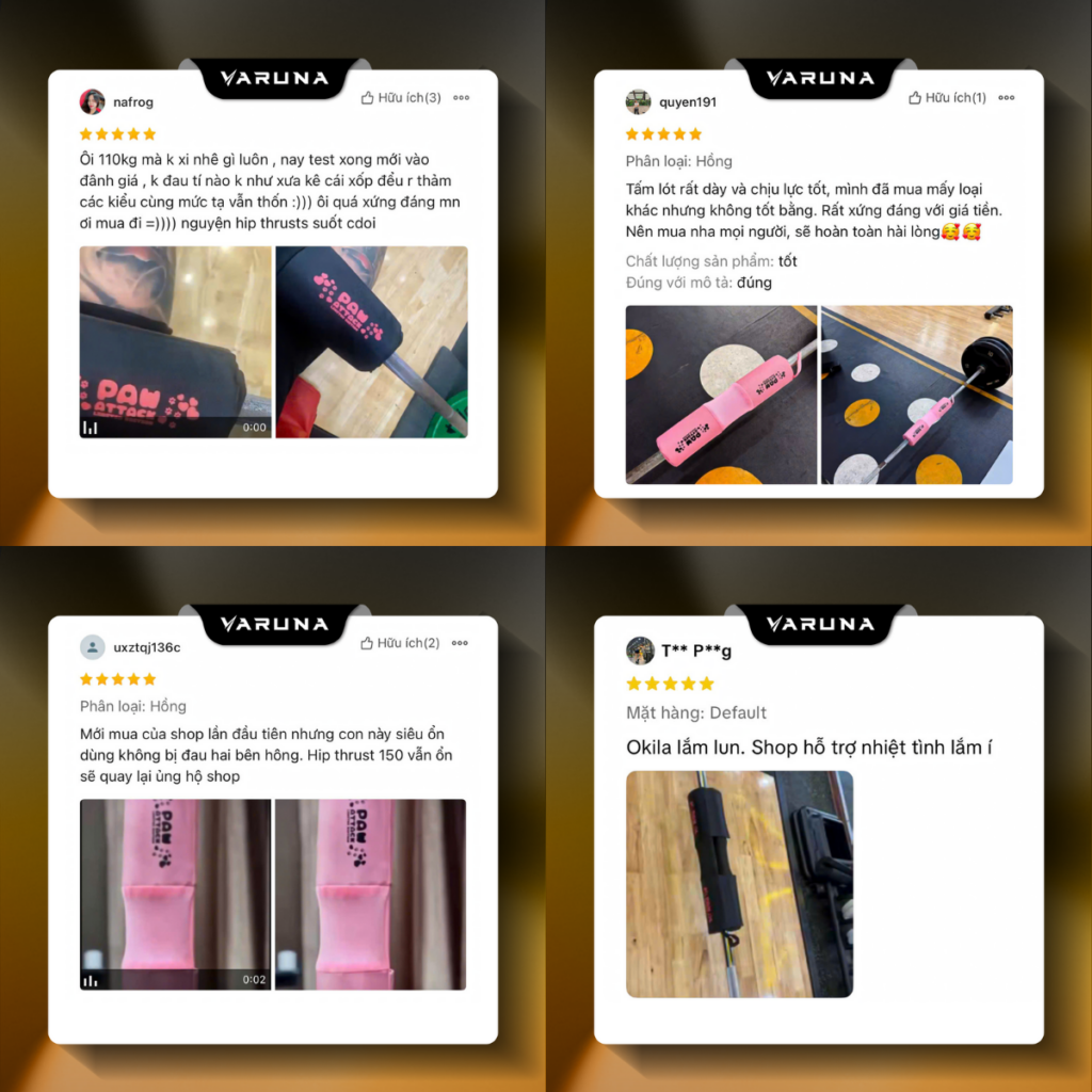 feedback đệm hipthrust