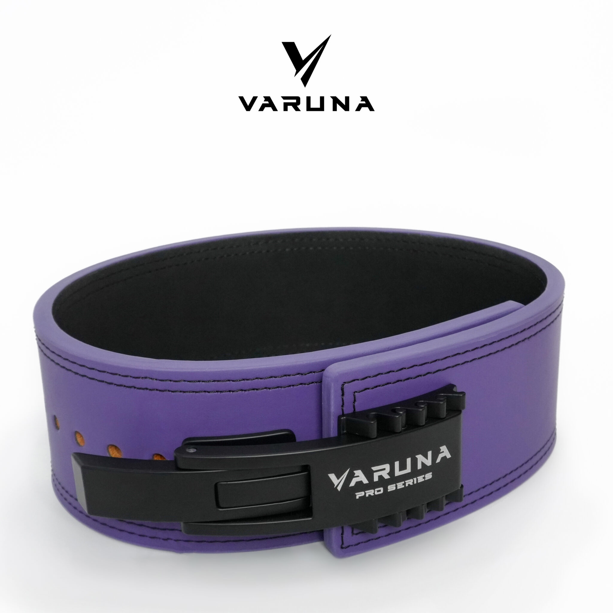 Varuana Đai Lưng Tập Gym VARUNA Stealth 10mm Khóa PAL/VAL Tím Royal - Varuna SHOP